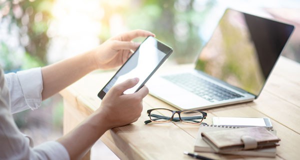 Tablet and Laptop